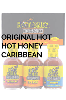 Hot Ones BBQ Trio Pack (Original / Hot Honey / Caribbean) Q9