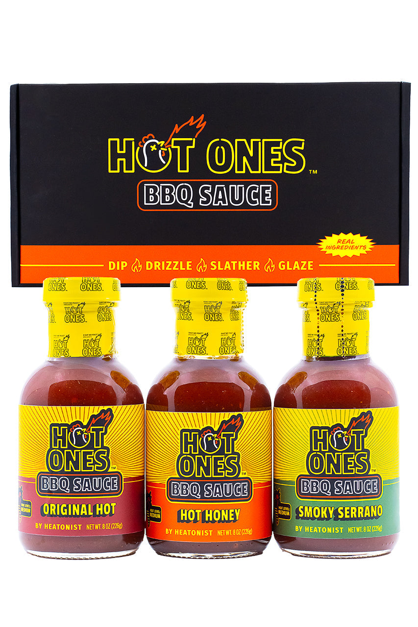 Hot Ones BBQ Trio Pack (Original / Hot Honey / Smoked Serrano) X1