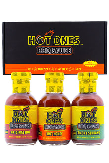 Hot Ones BBQ Trio Pack (Original / Hot Honey / Smoked Serrano) X1