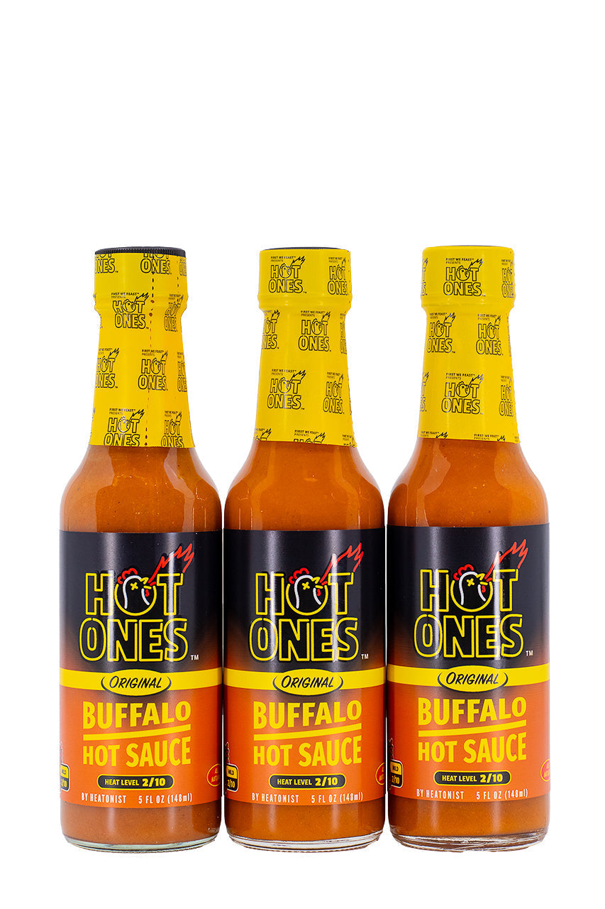 Buffalo Hot Sauce 3-Pack | Hot Ones Hot Sauce E0