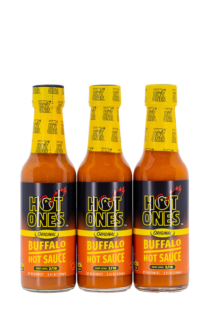 Buffalo Hot Sauce 3-Pack | Hot Ones Hot Sauce E0